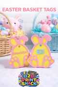 3D Printed Personalized Easter Bunny Gift Tags